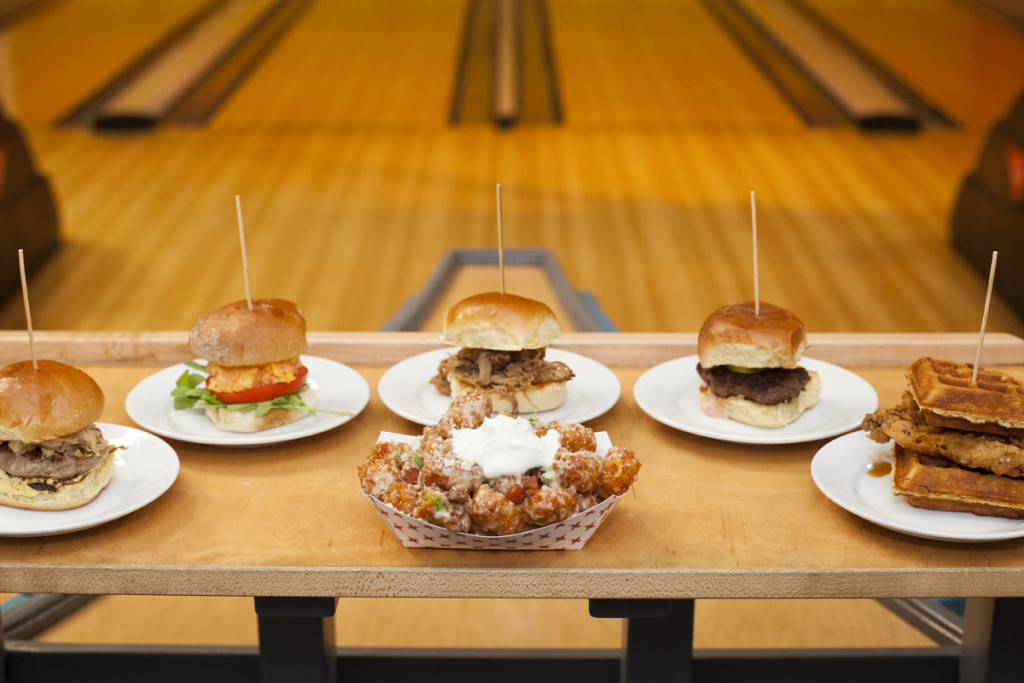 Pictured: The sliders (and my bae, the loaded tots). Photo Credit: Caroline Tan