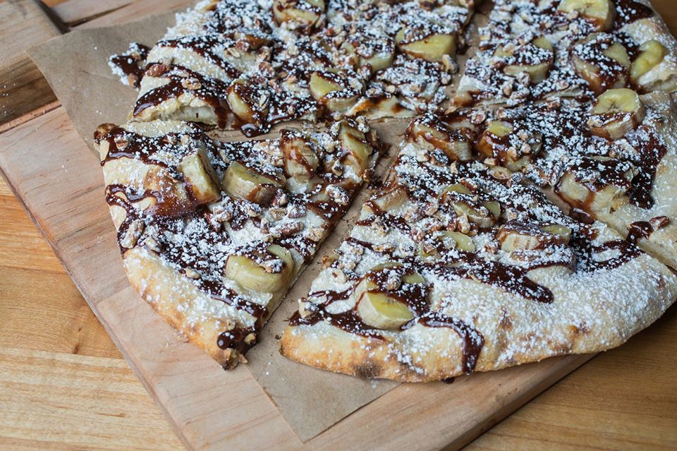 (Nutella pizza at Indaco)