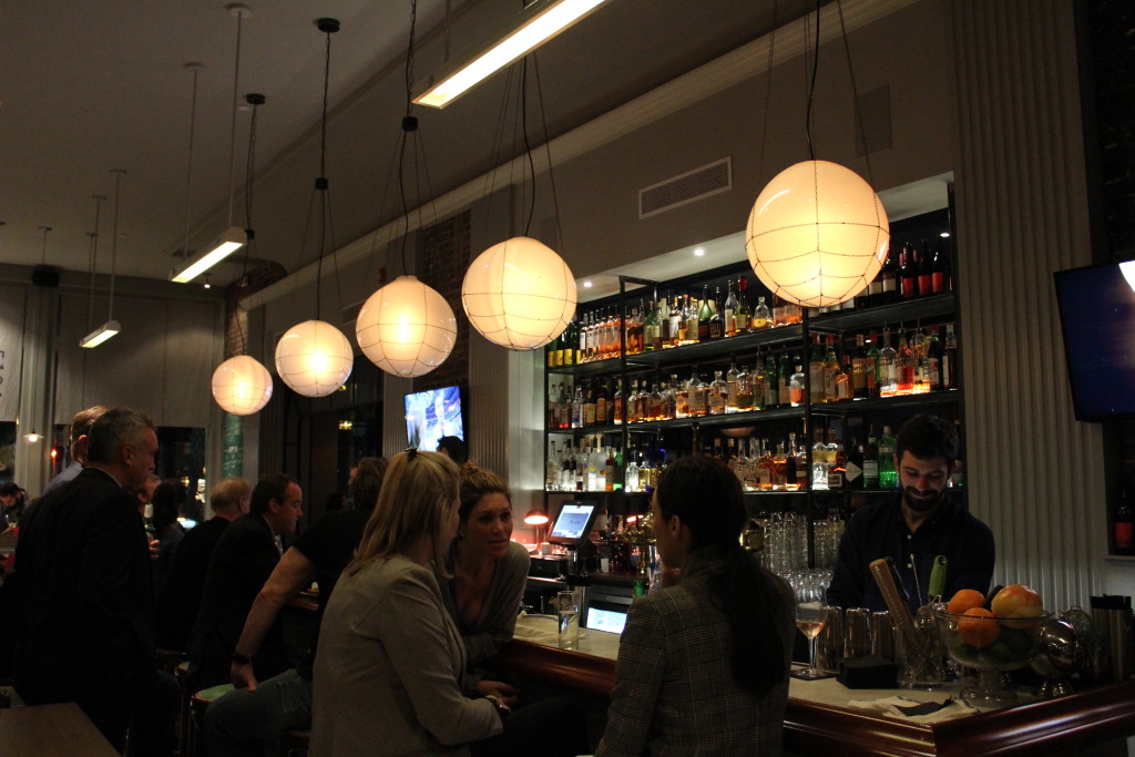 Love those lights above the bar!