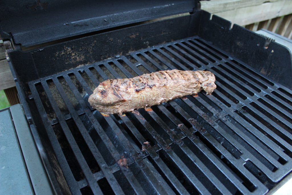 Big grill, little pork.