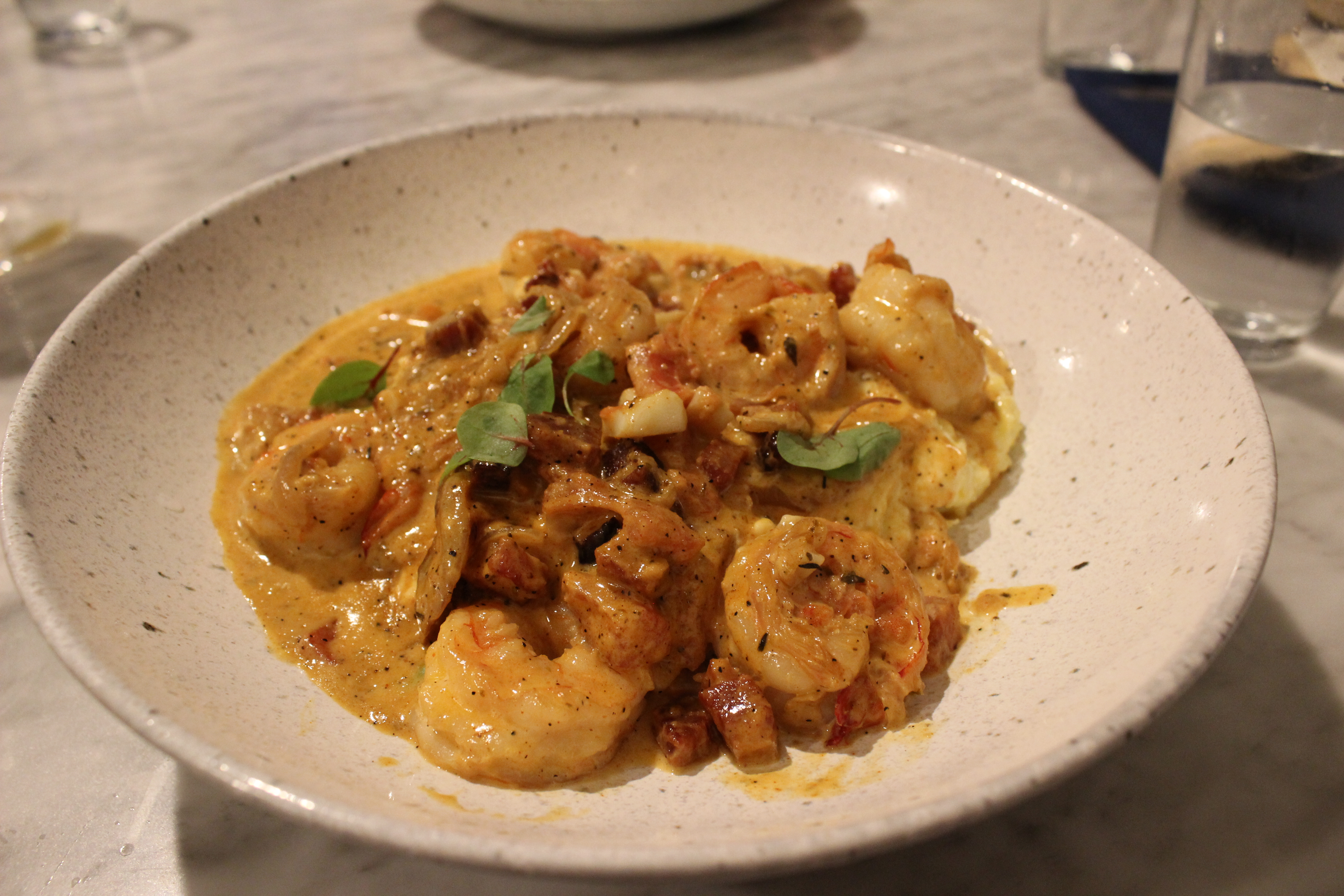 Life-changing shrimp and grits. 